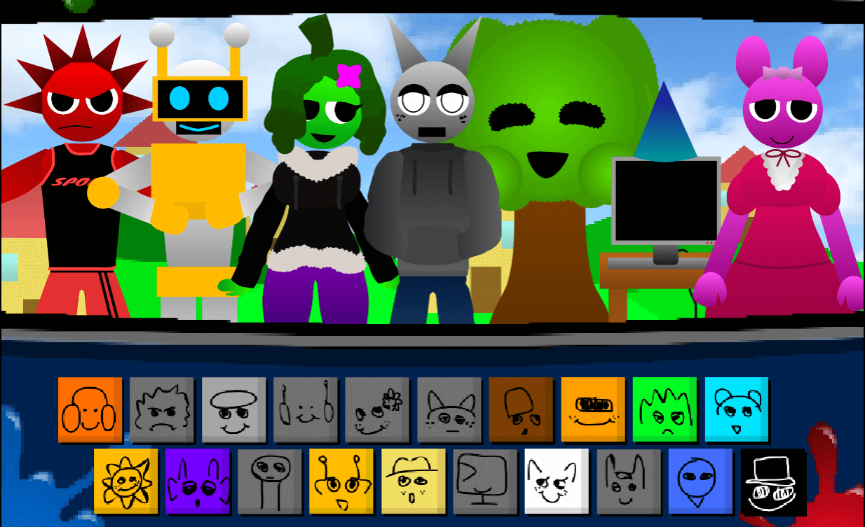 Sprunki 1996 Human Version Screenshot 2