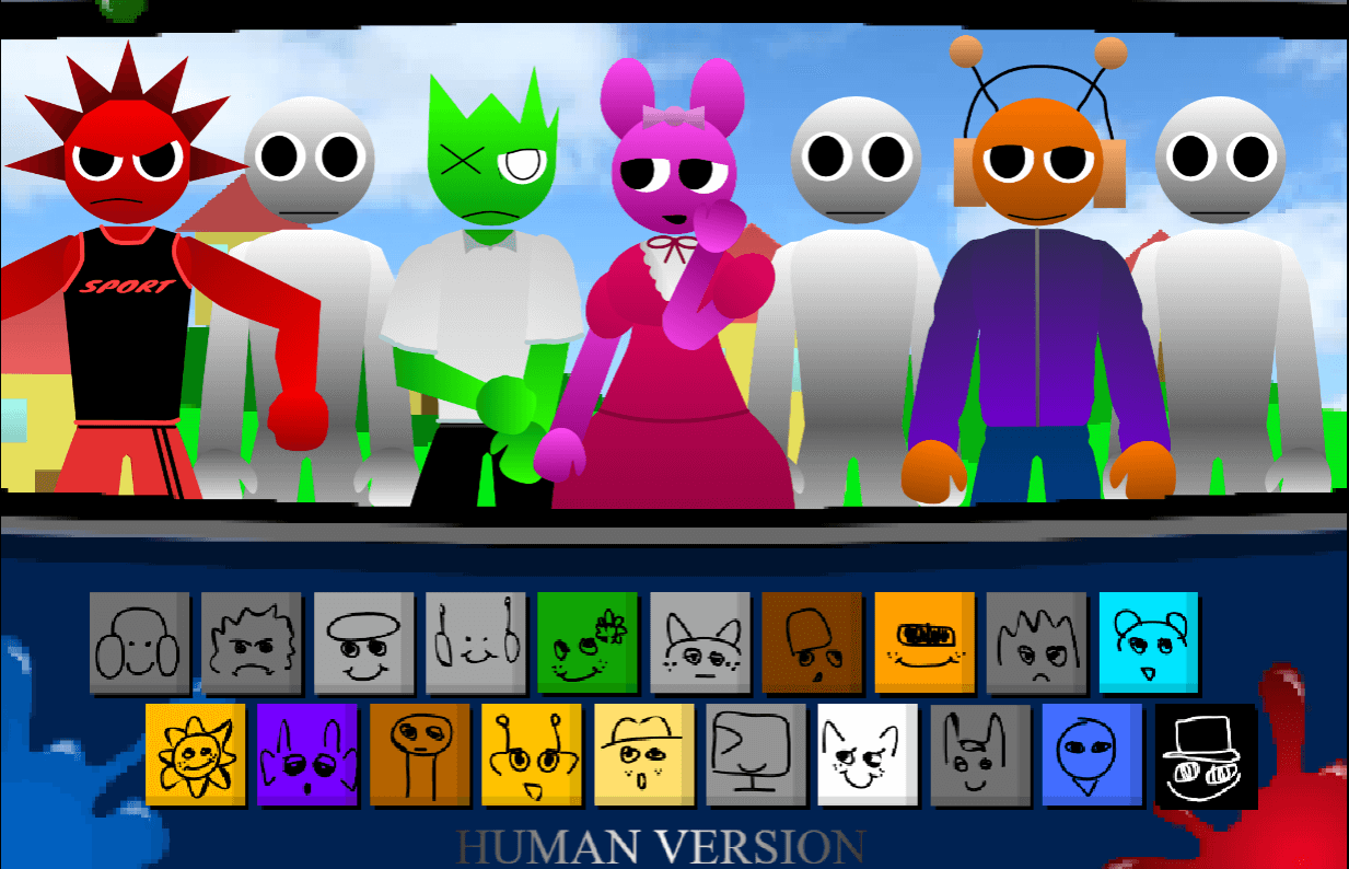 Sprunki 1996 Human Version Screenshot 3