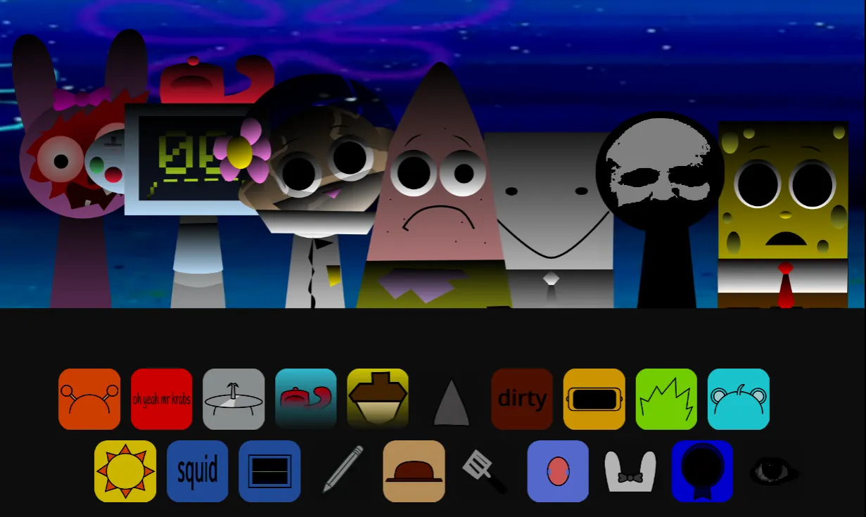 Sprunki Bob Squarepants Screenshot 2