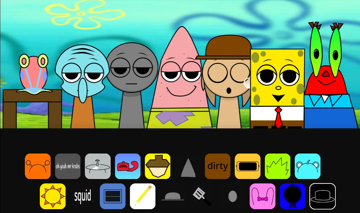 Sprunki Bob Squarepants Screenshot 3