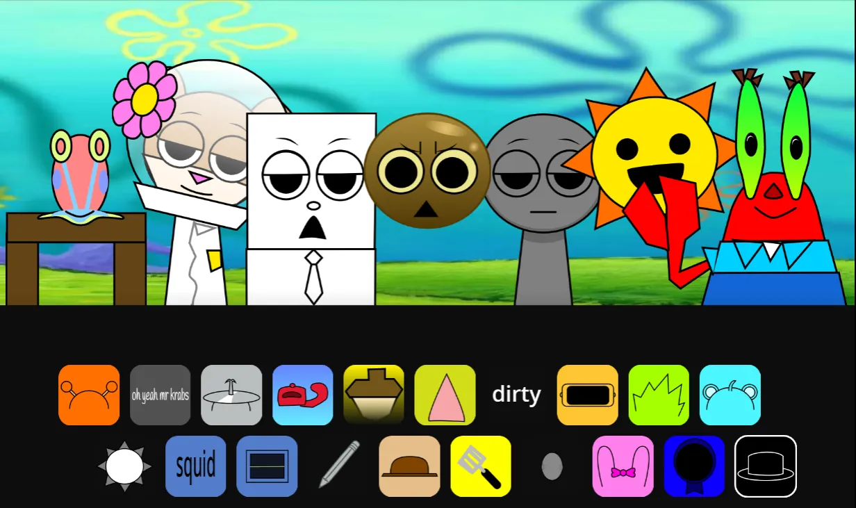 Sprunki Bob Squarepants Screenshot 4