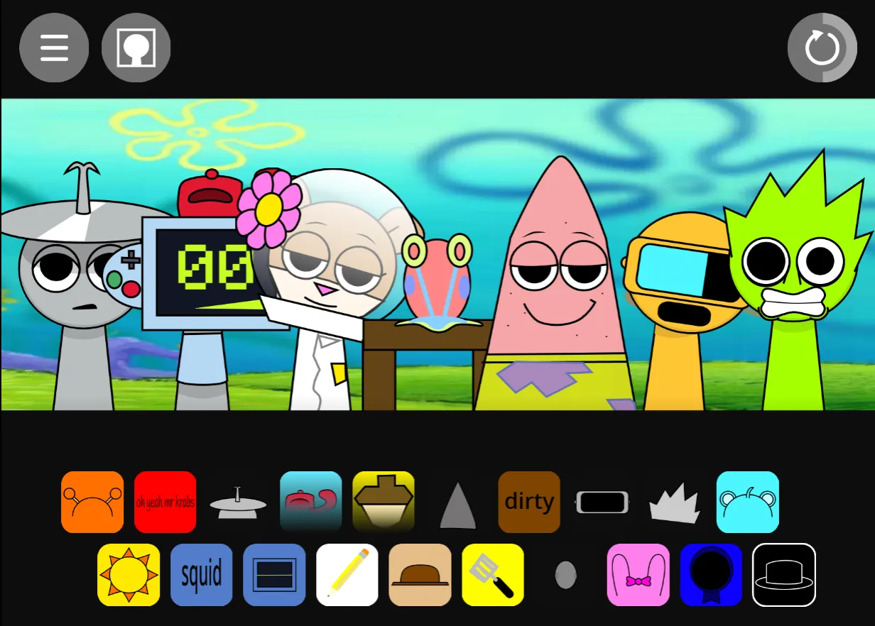 Sprunki Bob Squarepants Screenshot 5