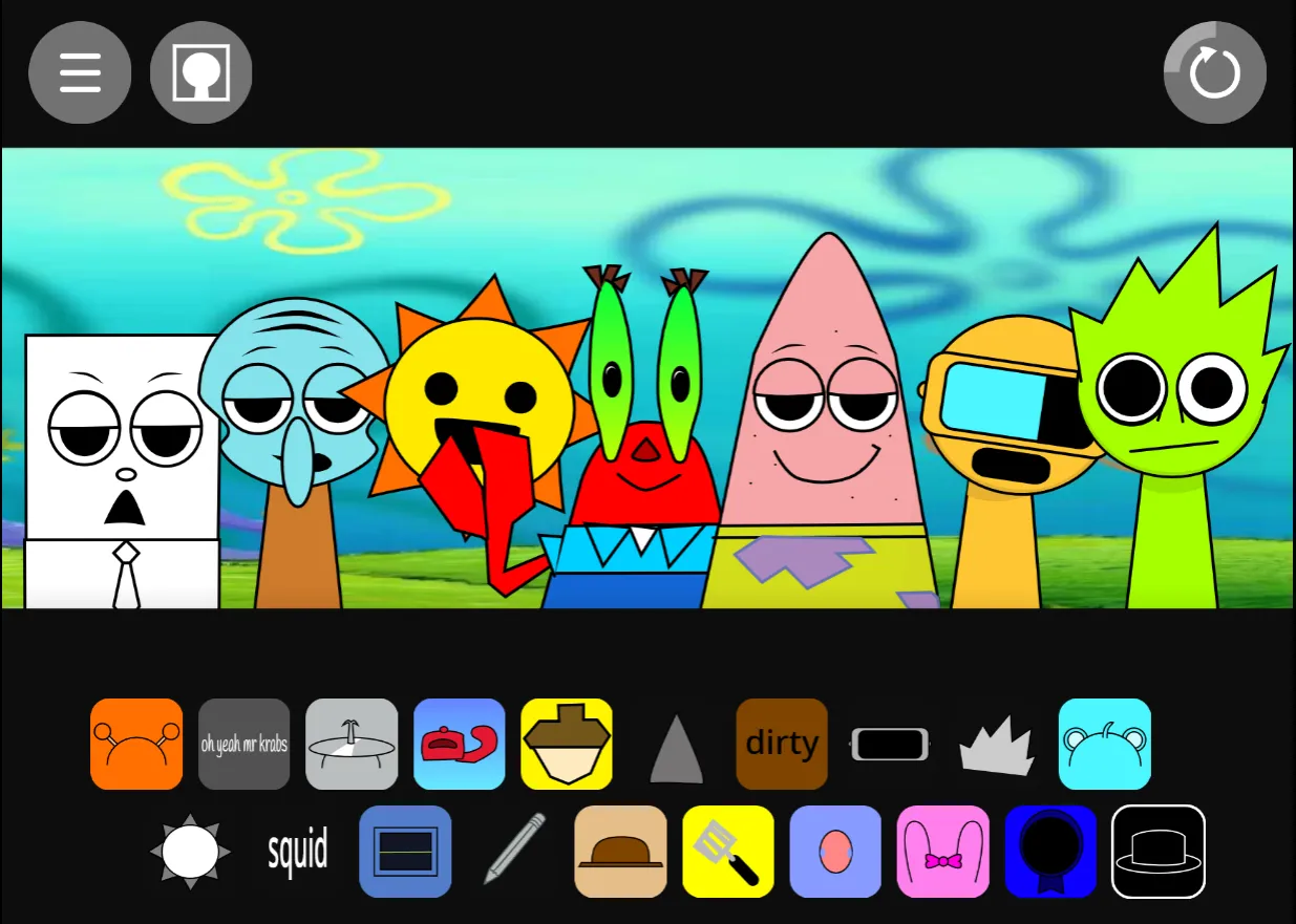 Sprunki Bob Squarepants Screenshot 6