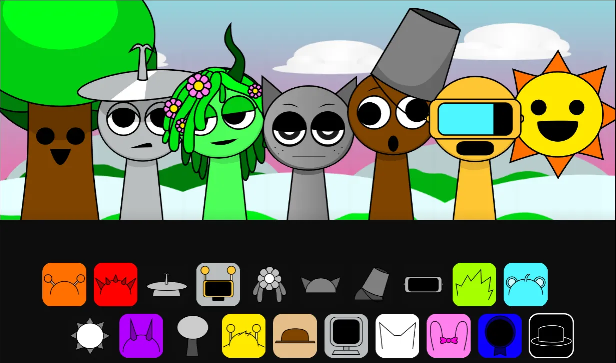 Sprunki Kissing Mod Screenshot 1