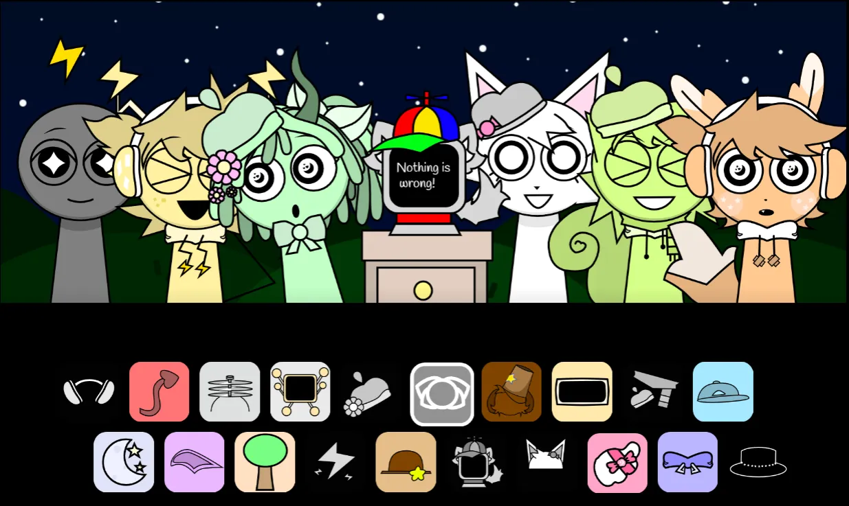 Sprunki Night Time 2 Screenshot 1