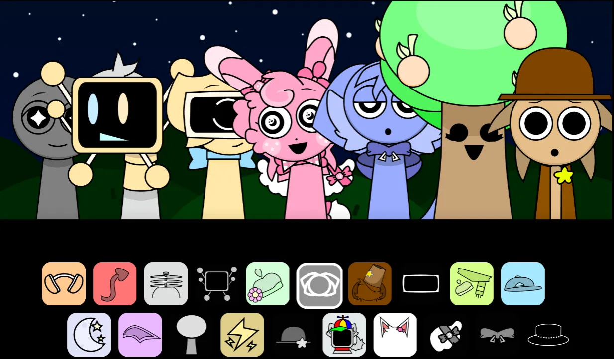 Sprunki Night Time 2 Screenshot 2