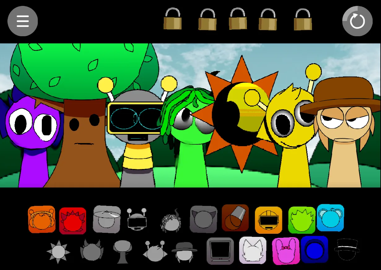 Sprunki Pyramixed Regretful Screenshot 1