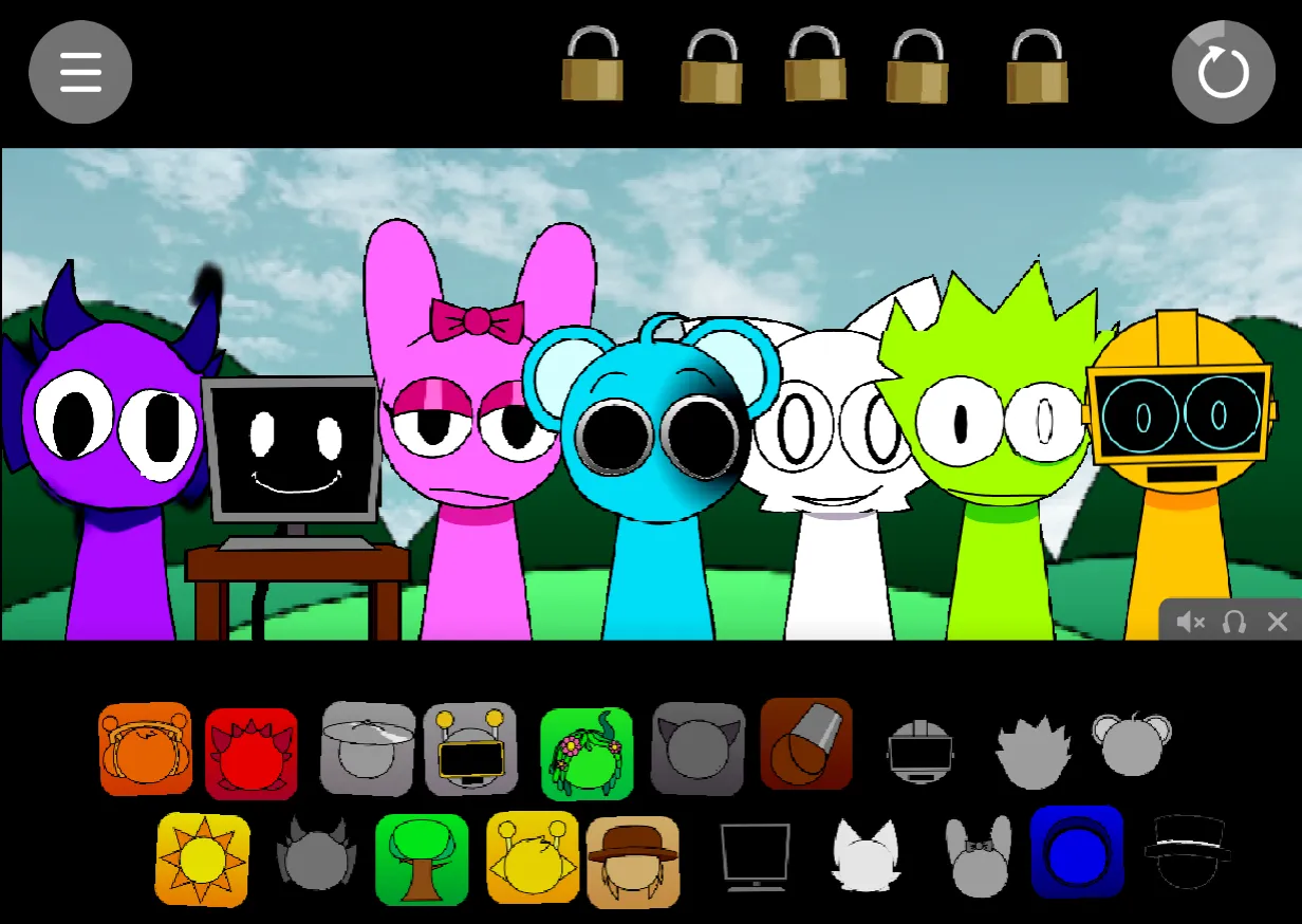 Sprunki Pyramixed Regretful Screenshot 2