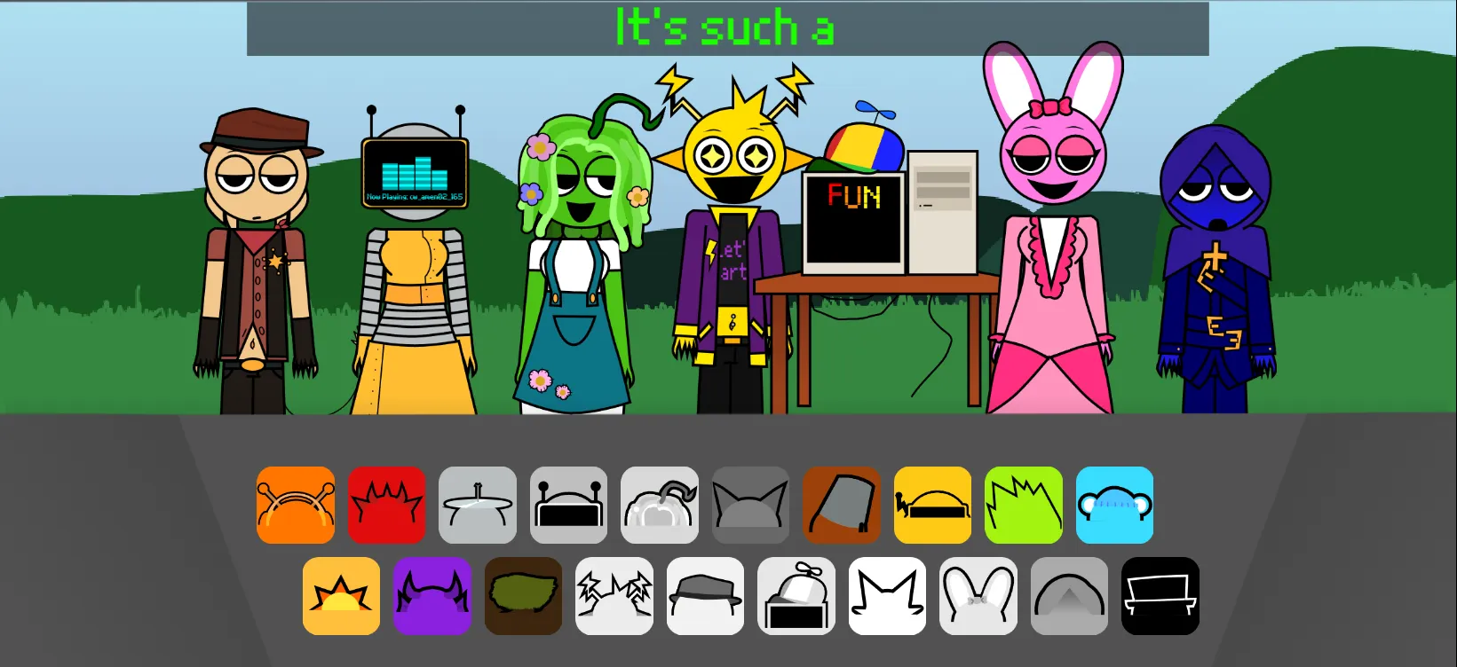 Sprunki Retake: Human Edition Screenshot 1