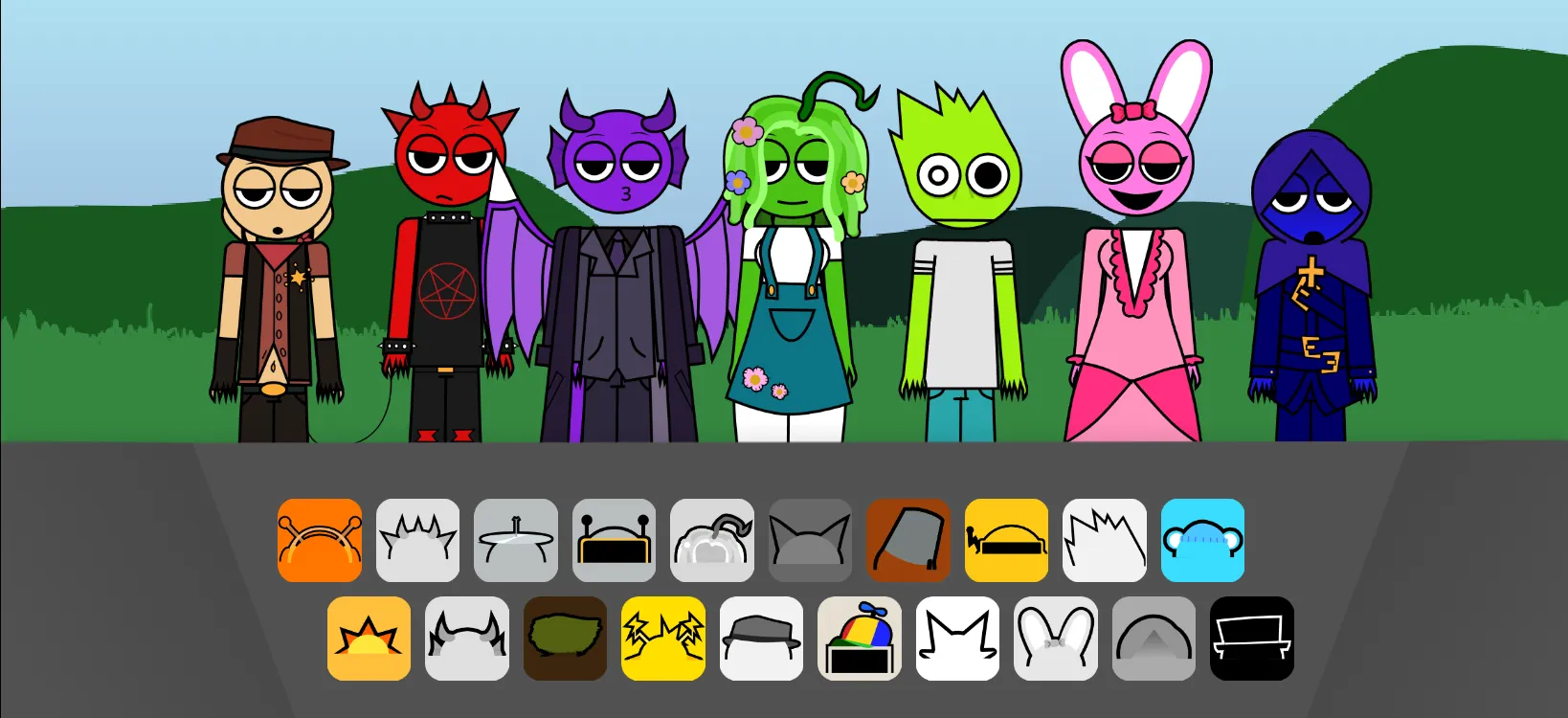 Sprunki Retake: Human Edition Screenshot 2